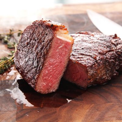 Sous vide steak