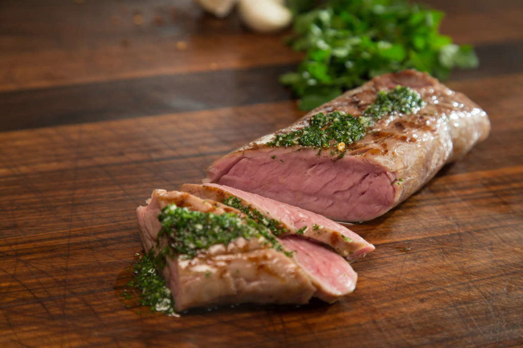 Vepřová panenka sous vide tenderloin steak