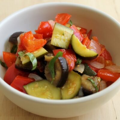 sous vide ratatouille